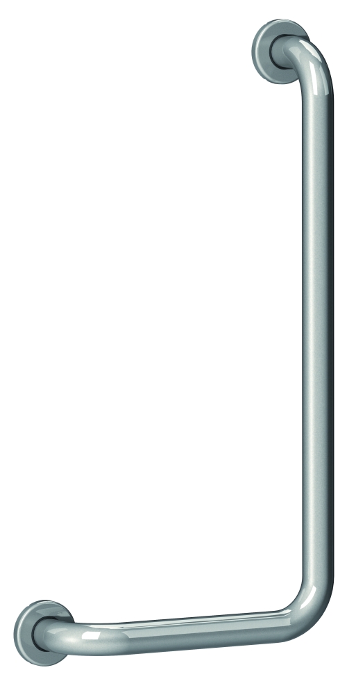 Atlantis Wandbeugel RVS                      - 90° gehoekt 30 x 60 cm links