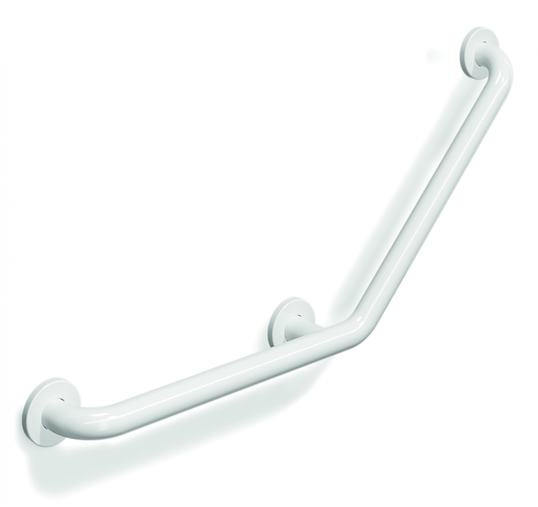 Normbau Steungreep gehoekt 135° - 400 x 400 mm - 3 bevestigingspunten Rechts