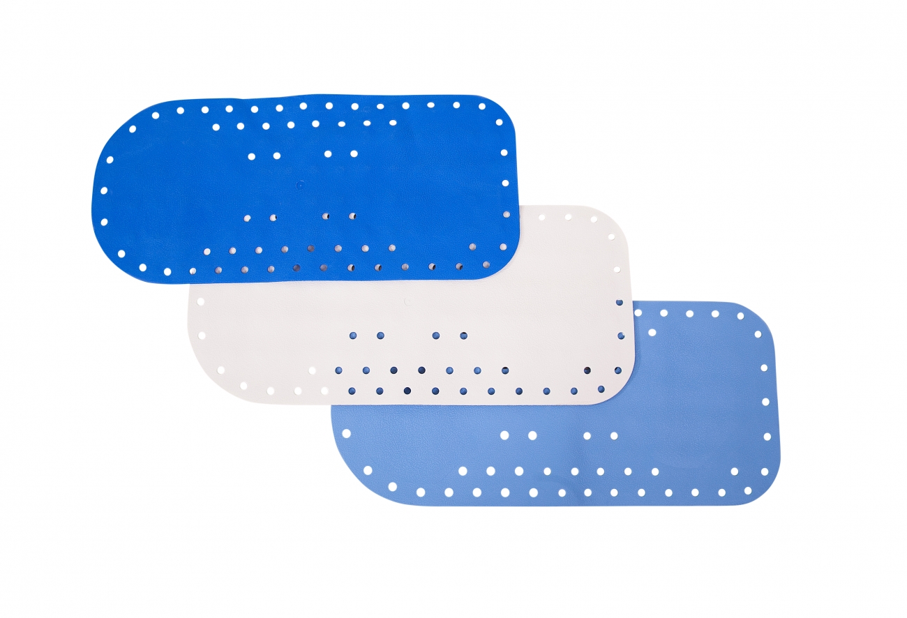 Atlantis Anti-slip bad- en douchematten - badmat licht blauw