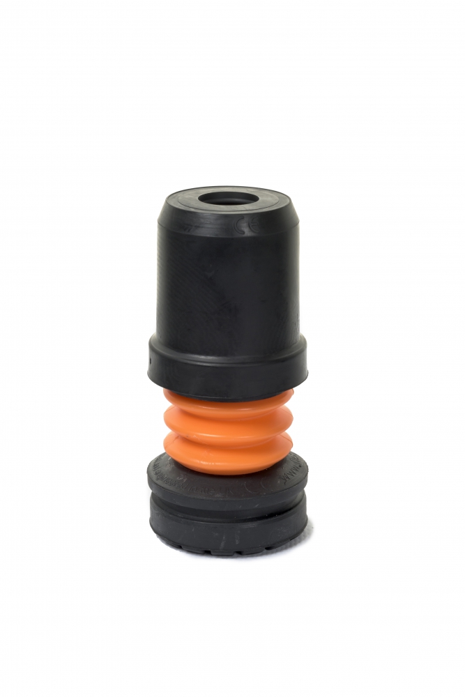 Flexyfoot stokdop - 25 mm zwart