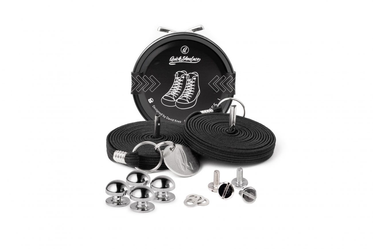 Quickshoelaces                     - casuel zwart